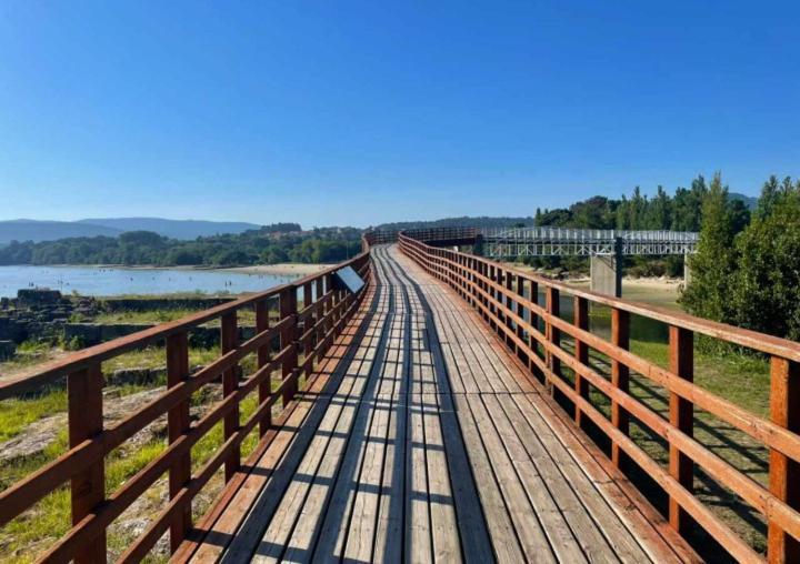 דירות Rianjo Atico Con Vistas A La Ria De Arosa מראה חיצוני תמונה